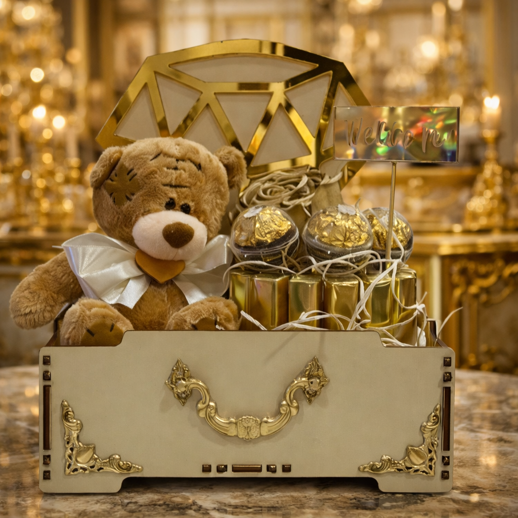 Poklon Box - Zlatni medvedić & Ferrero
