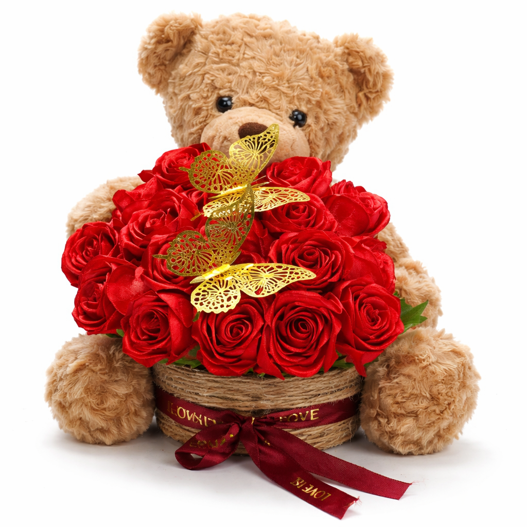 Meda sa crvenim ružama ❤️