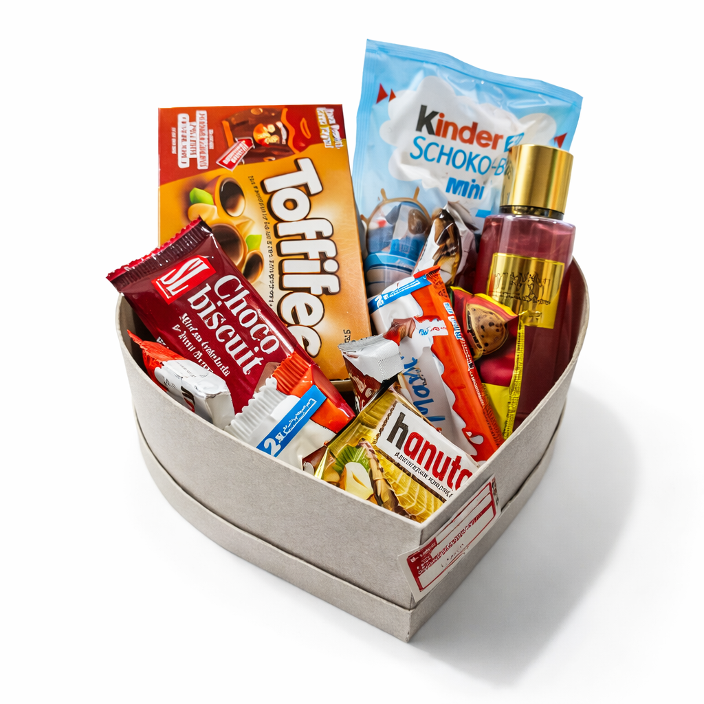 Romantična Sweet & Parfem Gift Box Srce