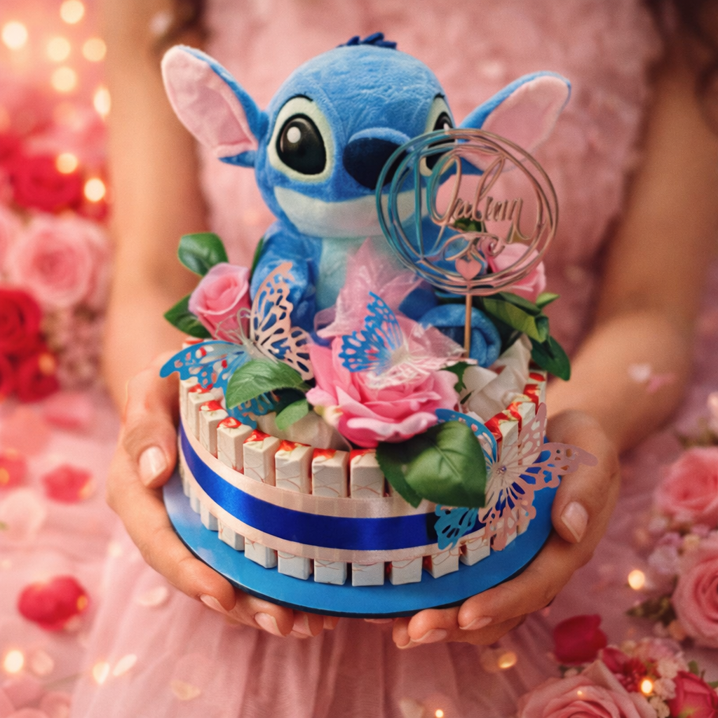 plavi stich poklon box srbija gift shop romantika dan zaljubljenih